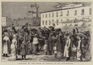 Llegada del Shah de Persia a San Petersburgo de George Goodwin Kilburne